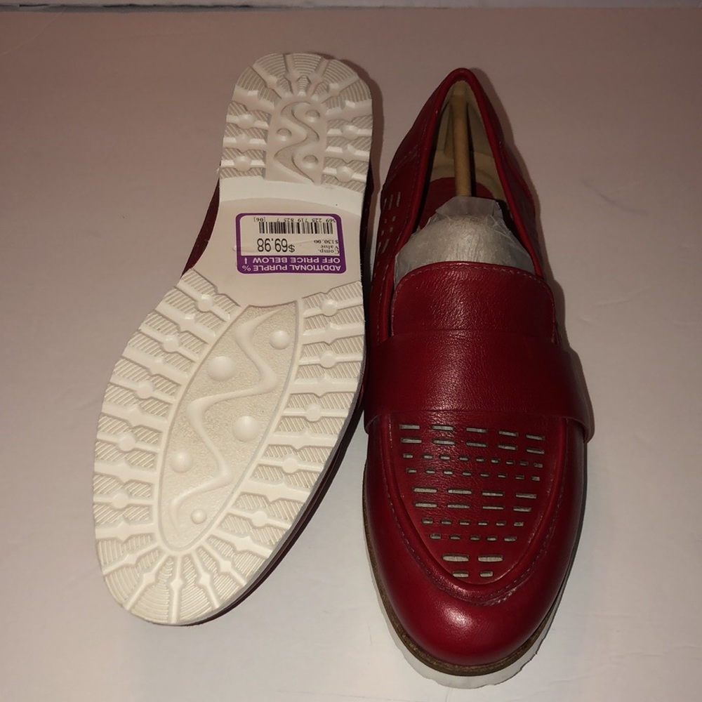 Earth Womens Masio Red Slip-On - Sz 8 - Picture 6 of 8